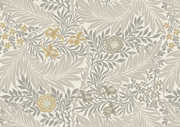 William Morris At Home Larkspur, Flint - Roller Blind - Image 6